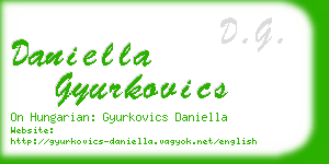daniella gyurkovics business card